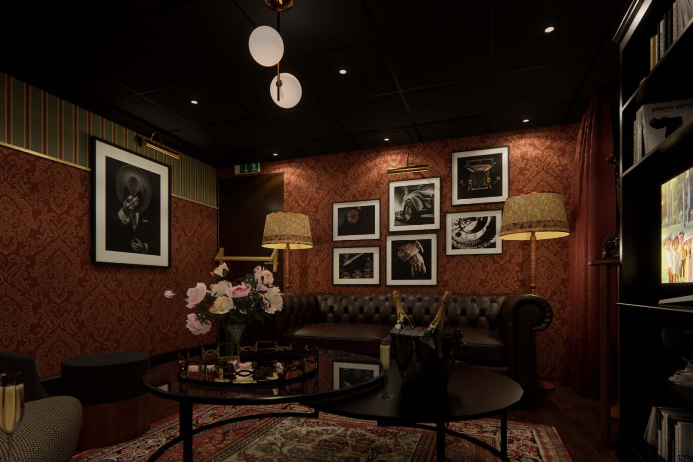 Espace privatif “Mafia Room” – Agence Pabajo, Lille - NATHALIE PRUVOST ...